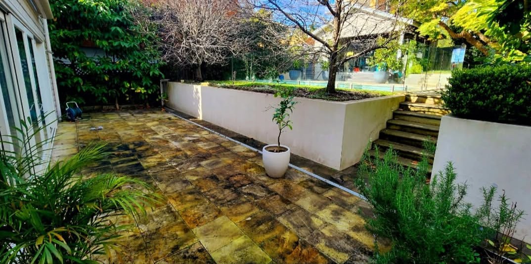 Neutral Bay · full patio restoration before