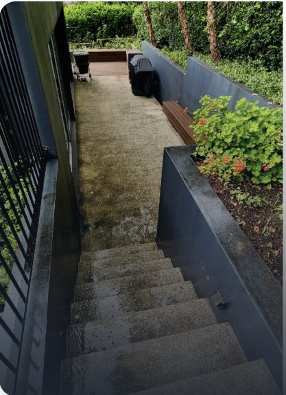 Northern beaches · stair landing resurfaced before